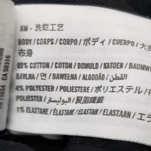 Abercrombie & Fitch Jeans Men's Athletic Skinny Stretch Open Knee Charcoal 32x34 - Picture 8 of 9